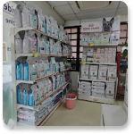 Pet food and medicine shelf